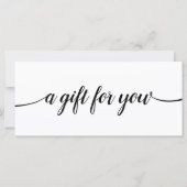 Handtekening Script Salon Spa Cadeaucertificaat (Voorkant)