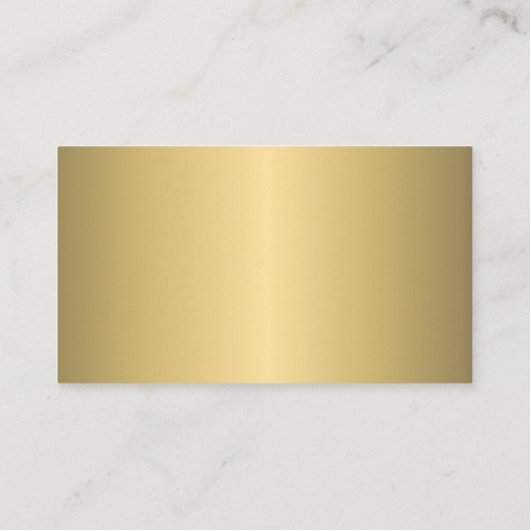 Handtekening script simpele wazige roze goudelegan visitekaartje (Achterkant)