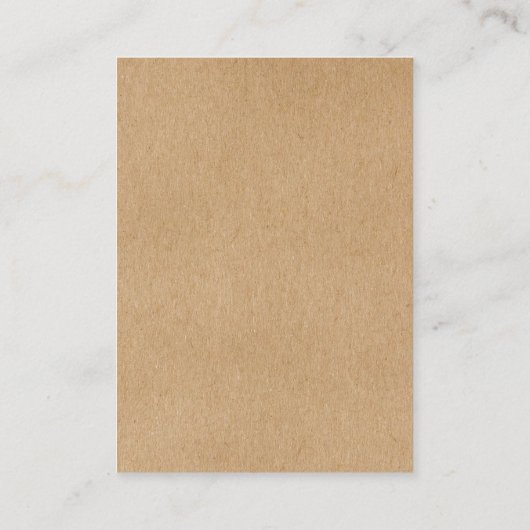 Handtekening Script Trouw Dank Je Rustiek Plaatskaartje (Achterkant)