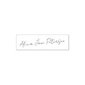 Handtekening script uw naam gepersonaliseerd zelfinktende stempel (Design)