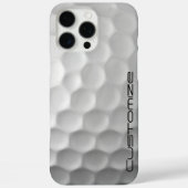 Handtekening Serie Gepersonaliseerde Golfbal Cadea Case-Mate iPhone Case (Achterkant)
