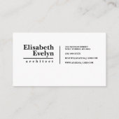 Handtekening skyline sketch visitekaartje (Achterkant)