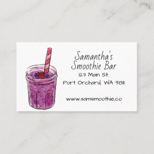 Handtekening Smoothie Modern Visitekaartje
