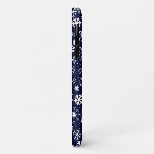 Handtekening snowflake Blizzard met Navy Classic B Case-Mate iPhone Case (Achterkant/links)