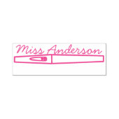 Handtekening Stempel | Flair Pen Aangepaste Docent (Design)