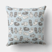 Handtekening Tekenen Baby patroon Kussen (Achterkant)