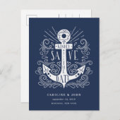 Handtekening Tekenen vóór datum opslaan Aankondigingskaart (Voorkant / Achterkant)