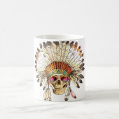 Handtekening Tekenkleur Inative American Indian He Koffiemok (Center)