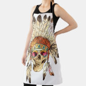 Handtekening Tekenkleur Inative American Indian He Schort (Insitu)