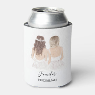 Handtekening ter illustratie Bridesmaid Maid of Ed Blikjeskoeler