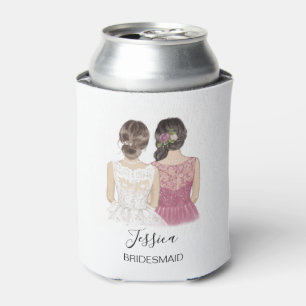 Handtekening ter illustratie Bridesmaid Maid of Ed Blikjeskoeler