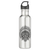 Handtekening tijger in stijl waterfles  (Voorkant)