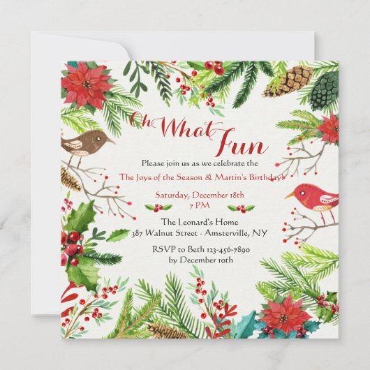 Handtekening Uitnodiging feestdag (Voorkant)