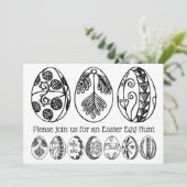 Handtekening Uitnodiging voor het kleuren van mess (Staand voorkant)