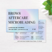 Handtekening UV Gloss Holographic Brows Aftercare Visitekaartje (Bureau)