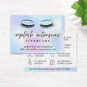 Handtekening UV Gloss Holographic Lash Aftercare K Visitekaartje (Bureau)