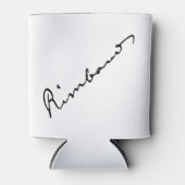 Handtekening van Arthur Rimbaud Blikjeskoeler (Voorkant)