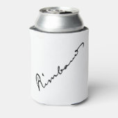 Handtekening van Arthur Rimbaud Blikjeskoeler (Blikje Achterkant)