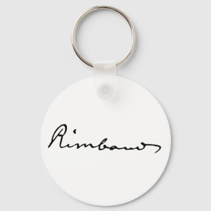 Handtekening van Arthur Rimbaud Sleutelhanger