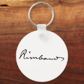 Handtekening van Arthur Rimbaud Sleutelhanger (Voorkant)