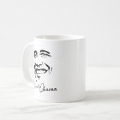Handtekening van Barack Obama Koffiemok (Voorkant links)