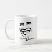 Handtekening van Barack Obama Koffiemok (Links)