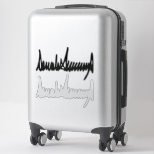 Handtekening van de handtekening van Donald Trump Sticker