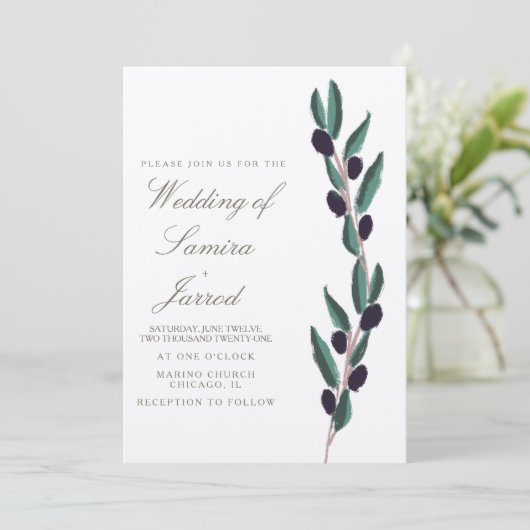 Handtekening van de Italiaanse olive-afdeling Wedd (Staand voorkant)