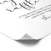 Handtekening van de kleine luidop poster (Hoek)