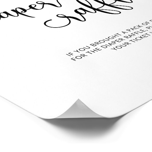 Handtekening van de kleine luidop poster (Hoek)