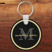 Handtekening van de naam van de gepersonaliseerde  sleutelhanger (Voorkant)