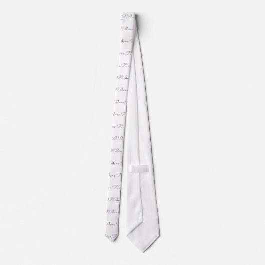 Handtekening van de stichter Thomas Paine Stropdas (Achterkant)