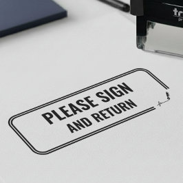 Handtekening van docent vereist Gelieve te tekenen Zelfinktende Stempel