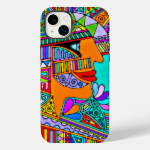 Handtekening van EDDArt - farao 1 Case-Mate iPhone 14 Plus Hoesje