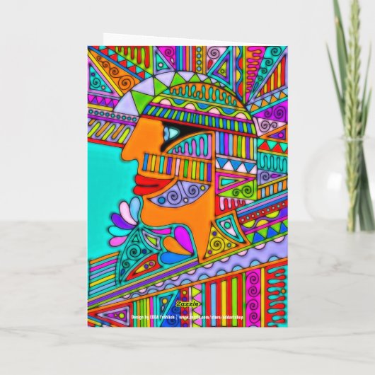 Handtekening van EDDArt - farao 1 Kaart (Achterkant)