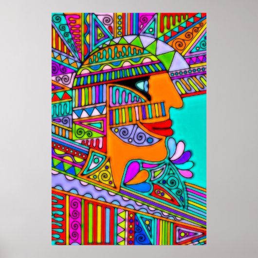 Handtekening van EDDArt - farao 1 Poster (Voorkant)