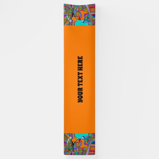 Handtekening van EDDArt - farao 1 Spandoek (Verticaal)