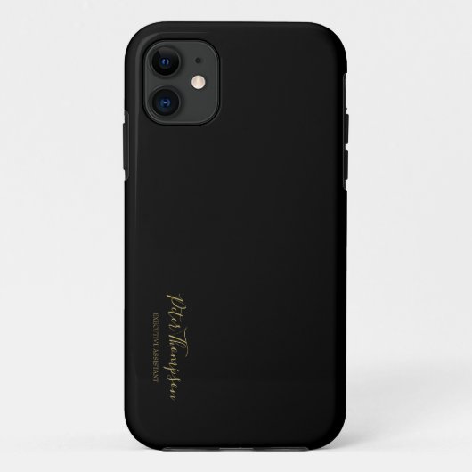 Handtekening van Elegant-handschrift voor bedrijfs Case-Mate iPhone Case (Achterkant)