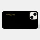 Handtekening van Elegant-handschrift voor bedrijfs Case-Mate iPhone Case (Achterkant (horizontaal))