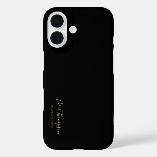 Handtekening van Elegant-handschrift voor bedrijfs Case-Mate iPhone Case (Achterkant)