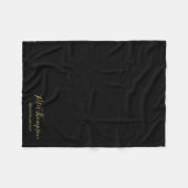 Handtekening van Elegant-handschrift voor bedrijfs Fleece Deken (Voorkant (Horizontaal))