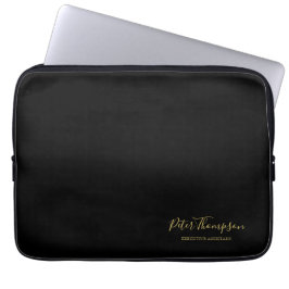 Handtekening van Elegant-handschrift voor bedrijfs Laptop Sleeve