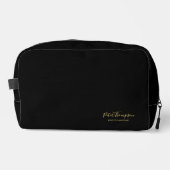 Handtekening van Elegant-handschrift voor bedrijfs Toilettasje (Voorkant)