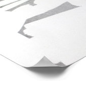 Handtekening van Emile Zola Poster (Hoek)