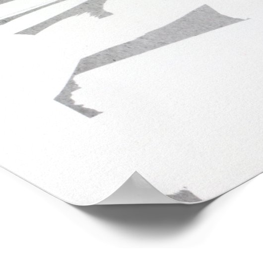 Handtekening van Emile Zola Poster (Hoek)