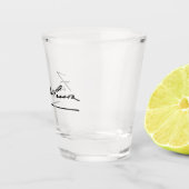 Handtekening van Fernando Pessoa Shot Glas (Rechts)