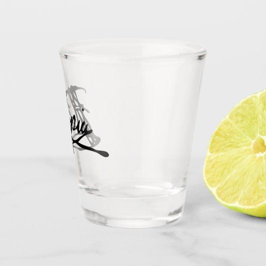 Handtekening van Frédéric Chopin Shot Glas (Rechts)