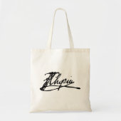 Handtekening van Frédéric Chopin Tote Bag (Voorkant)