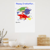 Handtekening van Graduation Party Poster Guests (Keuken)