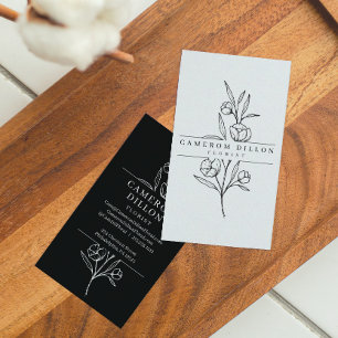 Handtekening van het botanische Visitekaartje